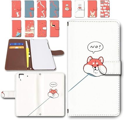 Amazon Co Jp Arrows Nx F 01j 対応 手帳型ケース カメラ穴搭載 ダイアリー スマホカバー レザー製 柴犬 リビングコーラル デザインf アローズ 富士通 Docomo ドコモ 家電 カメラ