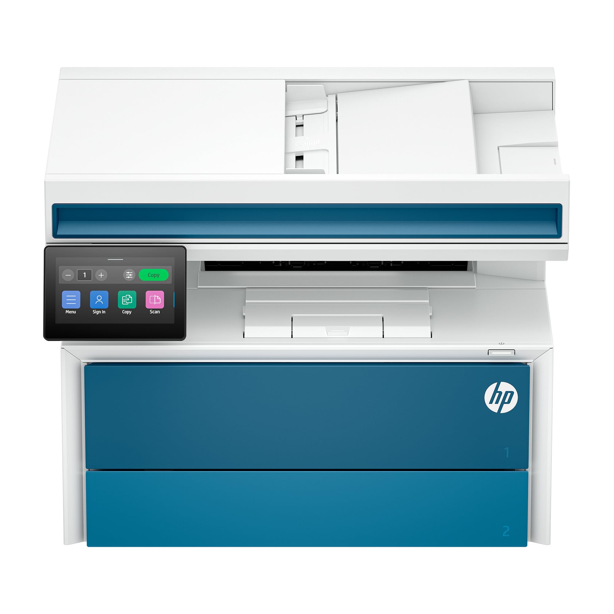 HP LaserJet Pro MFP 4113fdng Multifunktions-Laserdrucker, Drucken, Scannen, Kopieren, Fax in Schwarzweiß, USB 2.0, Ethernet, Beidseitiger Druck/Scan, Hohe Druckgeschwindigkeit, Farb-Touchscreen