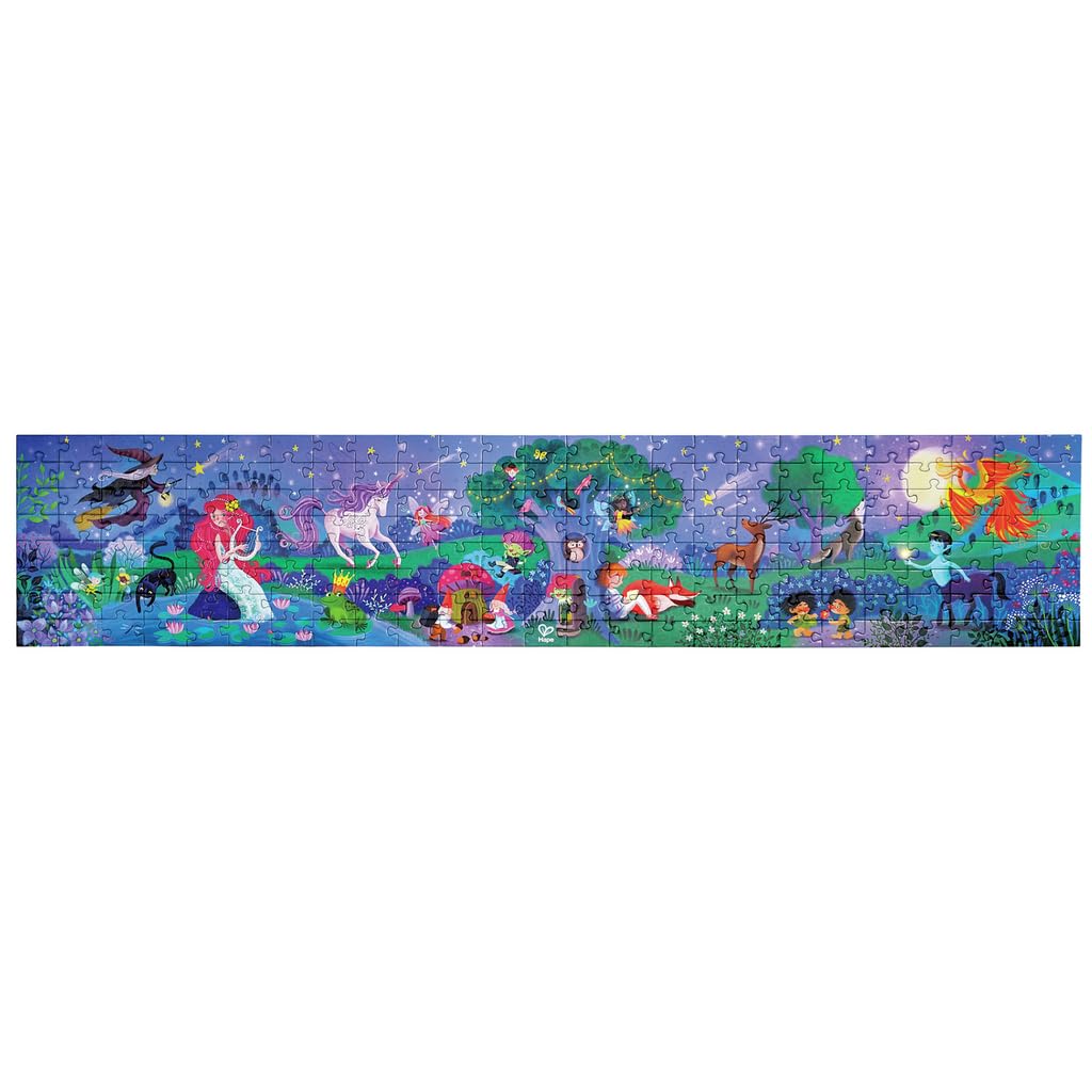 Hape Magic Forest Giant Floor Puzzle | Glow in The Dark Jigsaw | 200 Piece Magic Fantasy Puzzle | For 6 Years+
