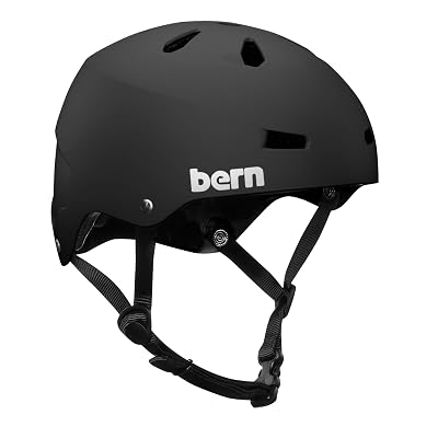 bern 2016 men's macon eps summer bike skate helmet 2.0 MIPS Matte Sand Winter knit and visor sold separately. BERN Macon Helmet - WSS