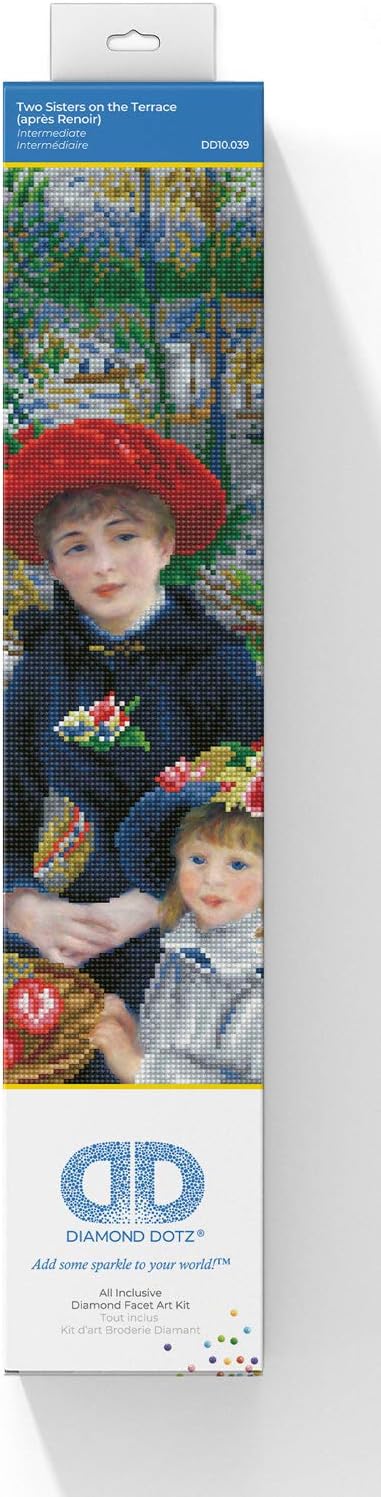 DIAMOND DOTZ DD10 Intermediate Kit, Canvas, Two Sisters On The Terrace (Après Renoir), 42 x 52 cm - Image 4