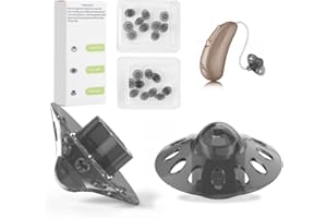 ZAREPSILONYX 20 pcs Phonak Open Hearing Aid Domes Medium Size (0.35 inch=9mm)Fits small to medium ears Phonak Open 4.0 Dome Phonak Hearing aid Accessories Hearing Aid Domes for Phonak Audeo Marvel Paradise Lumity
