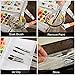 ARTIFY 11 pcs Professional Watercolor Gouache Brush Set with a Free Metal Carrying Box