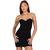 Forever 21 Womens Mini Dress with Rhinestone Strap Detail