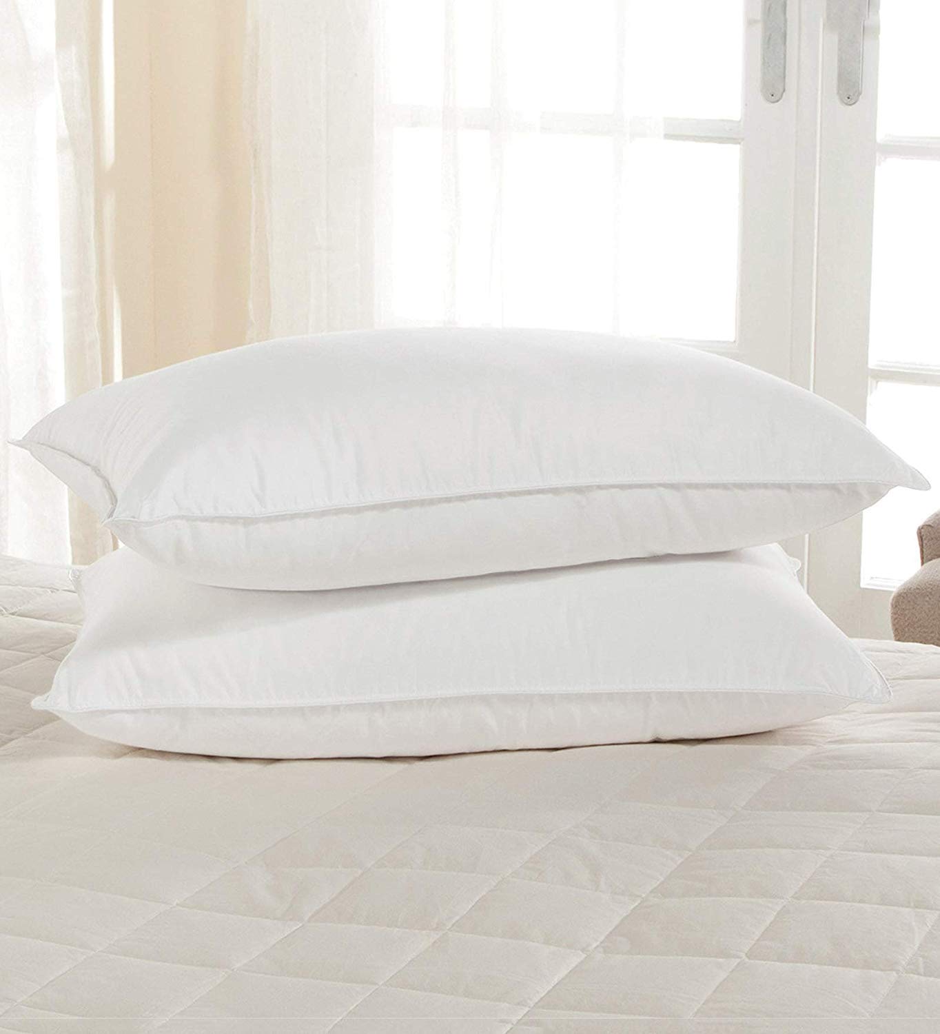 Jaipuri Home Décor Super Fluffy Hollow Fiber Bed/Sleeping Pillow (16