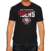 Team Fan Apparel Adult NFL Diagonal Fade Color Block T-Shirt - Officially Licensed - Tagless - 100% Cotton - Unisex