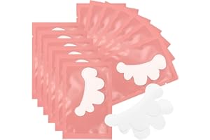 Mekupeu Upgrade 150 Pairs Pink Hydrogel Eye Patch Eyelash Extension Natural Lint Free Under Eye Gel Pads Lash Extension Suppl