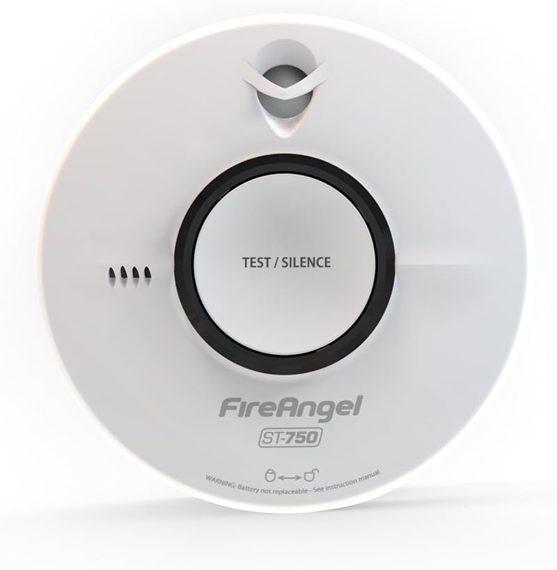 Fireangel ST-750T 10 Year Thermoptek Smoke Alarm Brand New