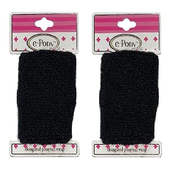 Amazon Com Mia E Pony Long Terrycloth Ponytail Holders Hair