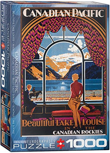 EuroGraphics CP Rail Beautiful Lake Louise 1000 Piece Puzzle
