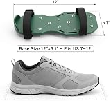 QWORK Gunite Spiked Shoes with 1 Inch Short Spikes for Epoxy Green 1 Pair view 6
