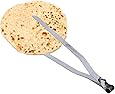 Whopper Stainless Steel Serving Tongs, Indian Steel Chimata, Roti Or Chapati Chimta, Kitchen Tong for BBQ, Salad, Grilling, Serving 10 Inch