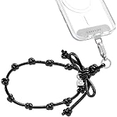 CASETiFY Charm Wristlet [Effortless Chic/Hands-Free/Easy Attachment] - Black/Ruby Red/Blush Pink/Sorbet Yellow