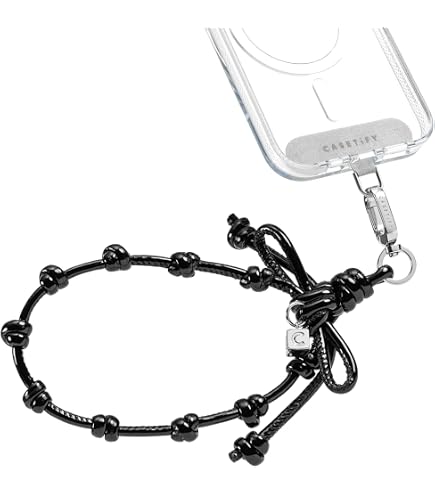 Amazon.com: CASETiFY Double End Rope Wrist Strap with Card - Black