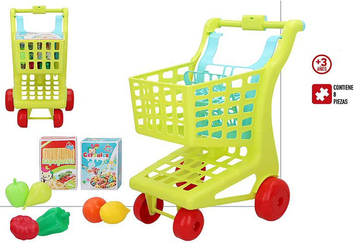 Tiendas Y Accesorios 29cm X 35cm X 50cm Con Estilo Infantil Hogar Y Mas Carrito De La Compra Juguete Ninos Diseno Colorido Juguetes Infantiles Con 8 Piezas Juguetes Y Juegos Graffitysa Com