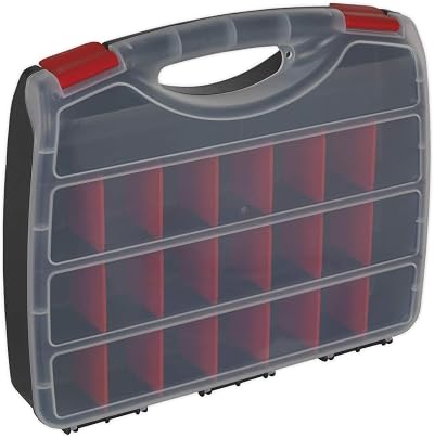 Sealey APAS20 Assortment Case 20 Compartment Storage Parts Organizer Box
