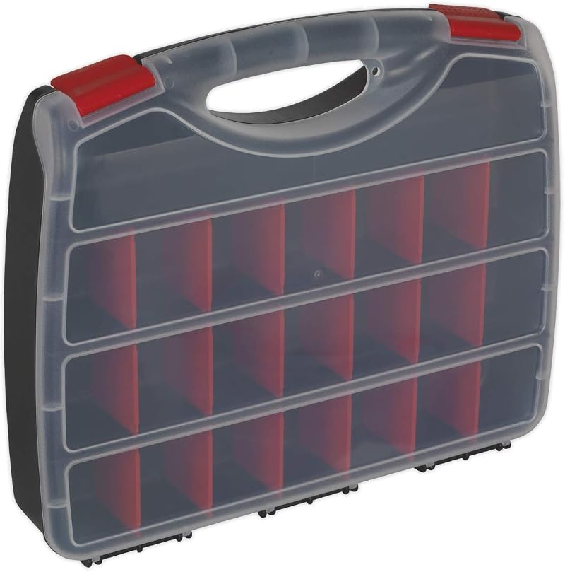 Sealey APAS20 Assortment Case 20 Compartment Storage Parts Organizer Box