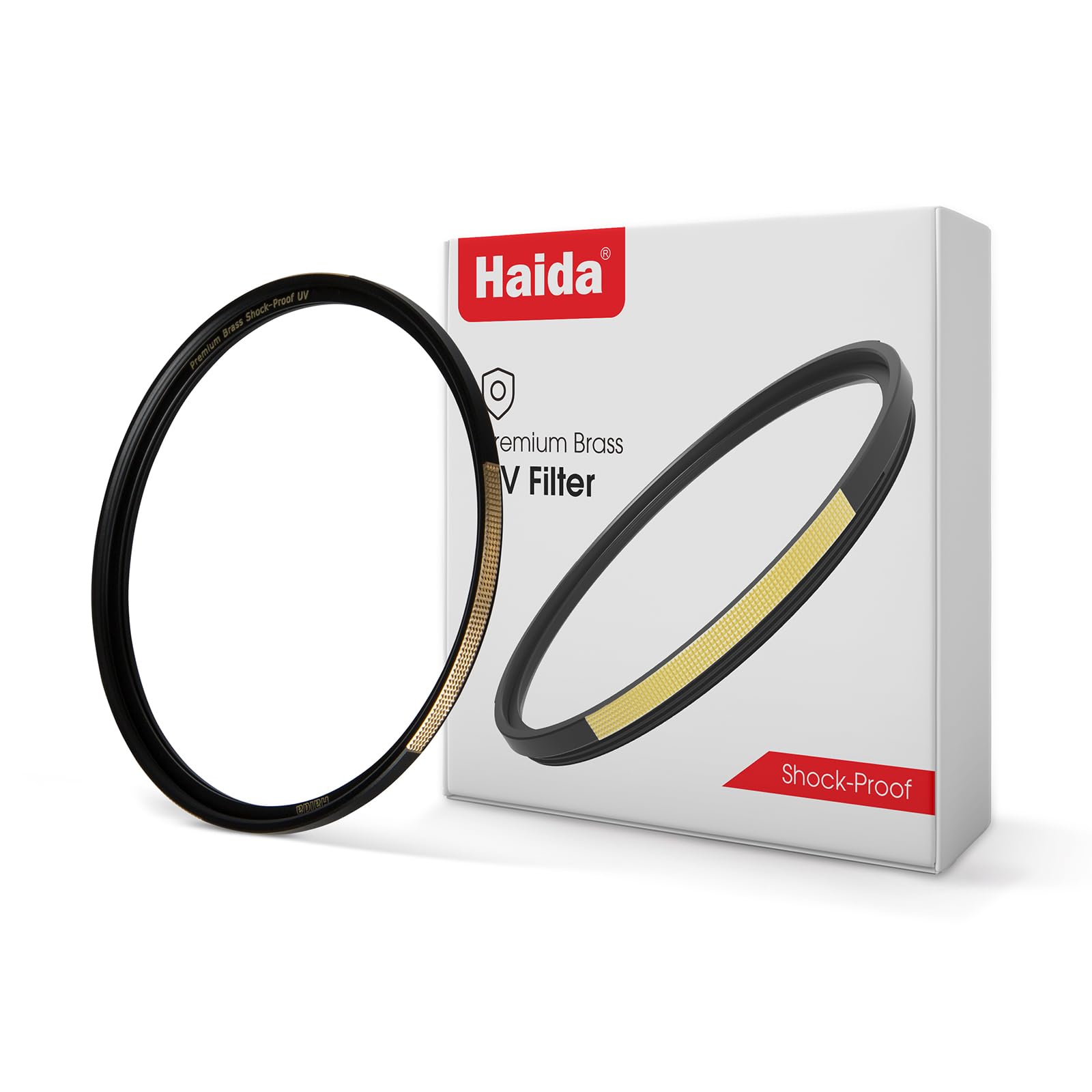 Haida Premium Brass Shock-Proof UV Filter (55mm)