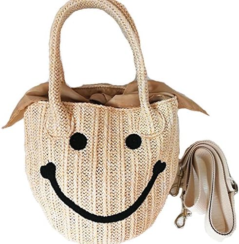 Wicker Straw Bag | Woven Crossbody Design | Casual Beach Fashion Shoulder Tote HandBag