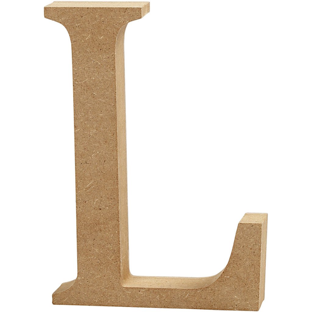 Creativ Wooden Letter, L, One size 56321