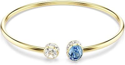 Bracciale rigido Chroma, Taglio misto, Multicolore, Finitura oro 18K