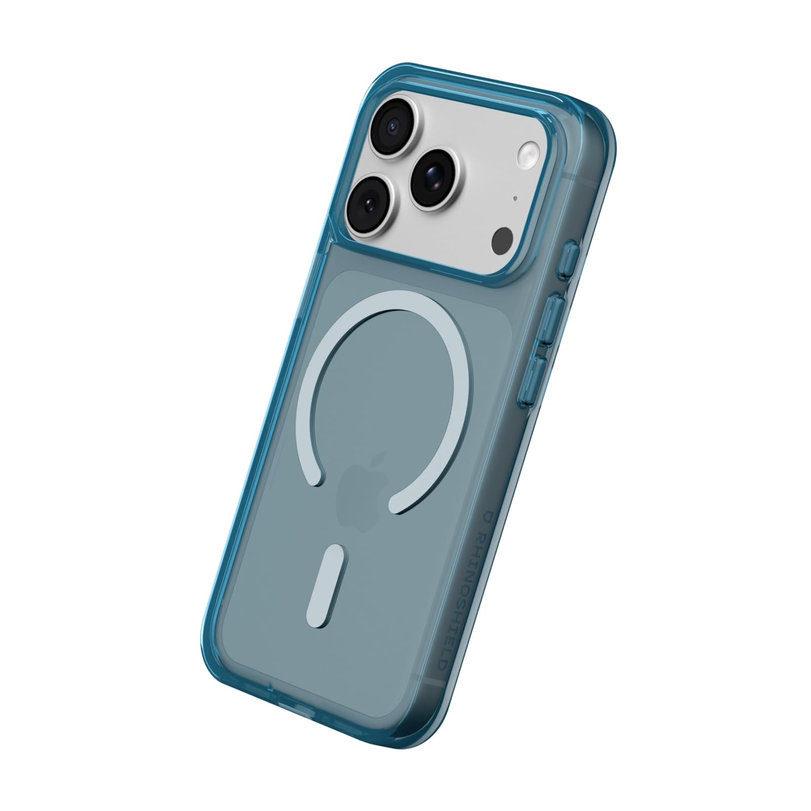 Photo 1 of RhinoShield Clear Case Compatible with MagSafe for iPhone 17 Pro Transparent Protective Phone Case, Superior Magnetic Force, Exceeds Military Drop Standards, Scratch Resistant - Nocturne Blue