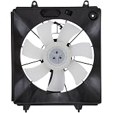 TYC 610820 Cooling Fan Assembly Compatible with 2007-2009 Honda CRV | Replaces 38611-PNA-003 38615-RZA-A01 38616-RZA-A01 38619-PPD-003 76007 620-245 CF18036 FA70422 HO3120102 317-55031-200.