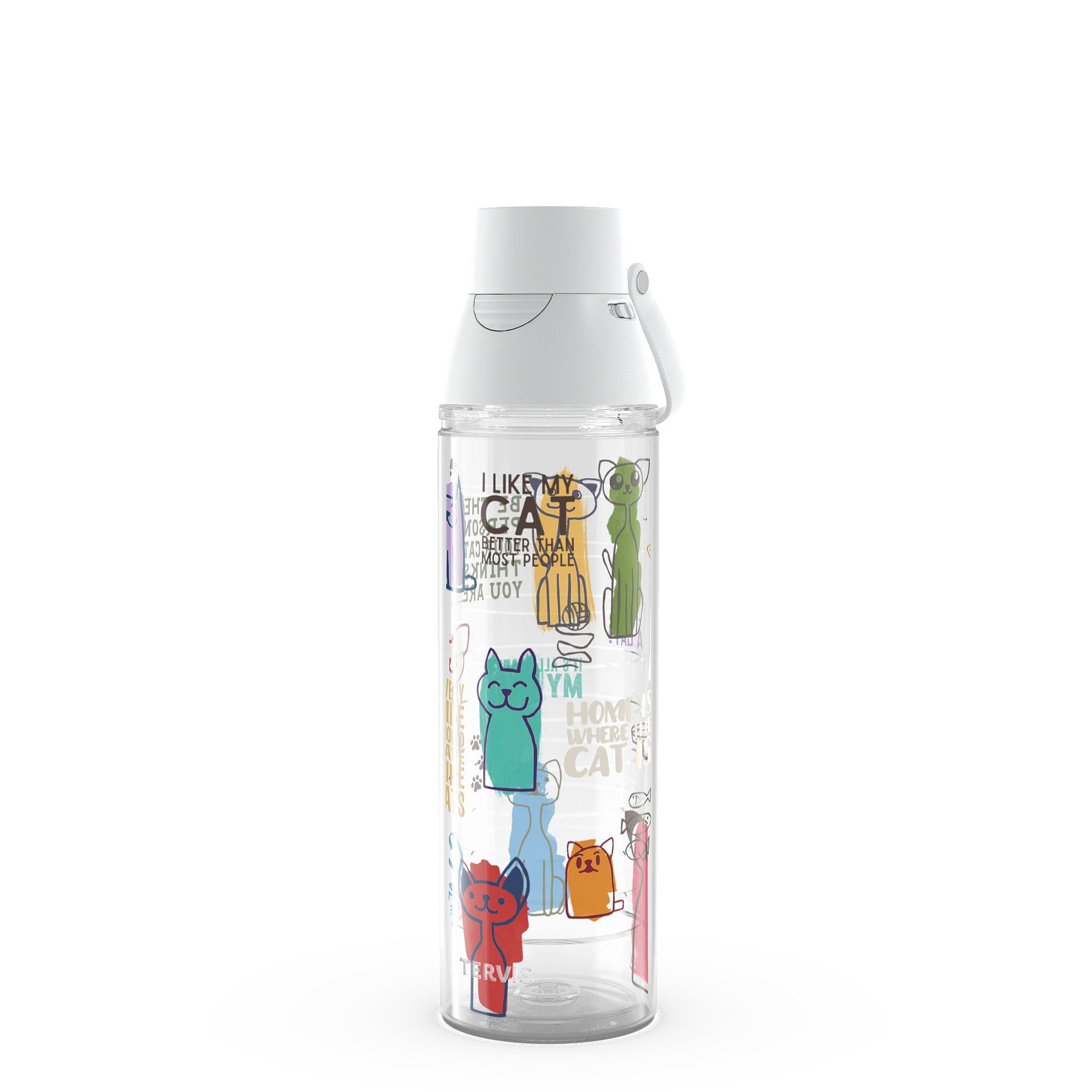 Tervis Venture Lite Cat Sayings Made in USA Double Walled Insulated Tumbler Travel Cup Keeps Drinks Cold & Hot, 24oz Water Bottle, Classic Image