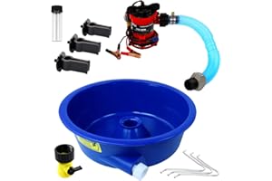 Blue Bowl Concentrator Kit with Pump, Leg Levelers, Vial - Gold Mining Equipment