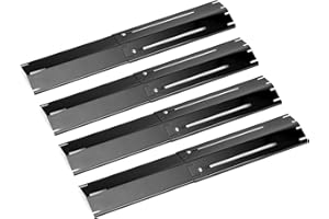 AOREWTGGH Universal Heat Plate Shield Replacement for Brinkmann, Charbroil, Nexgrill, Backyard,Expert Grill,4 Pack BBQ Heat Tent for Grills,Adjustable Heat Tent,Flavorizer Bar, Extends from 11.7" up to 21" L