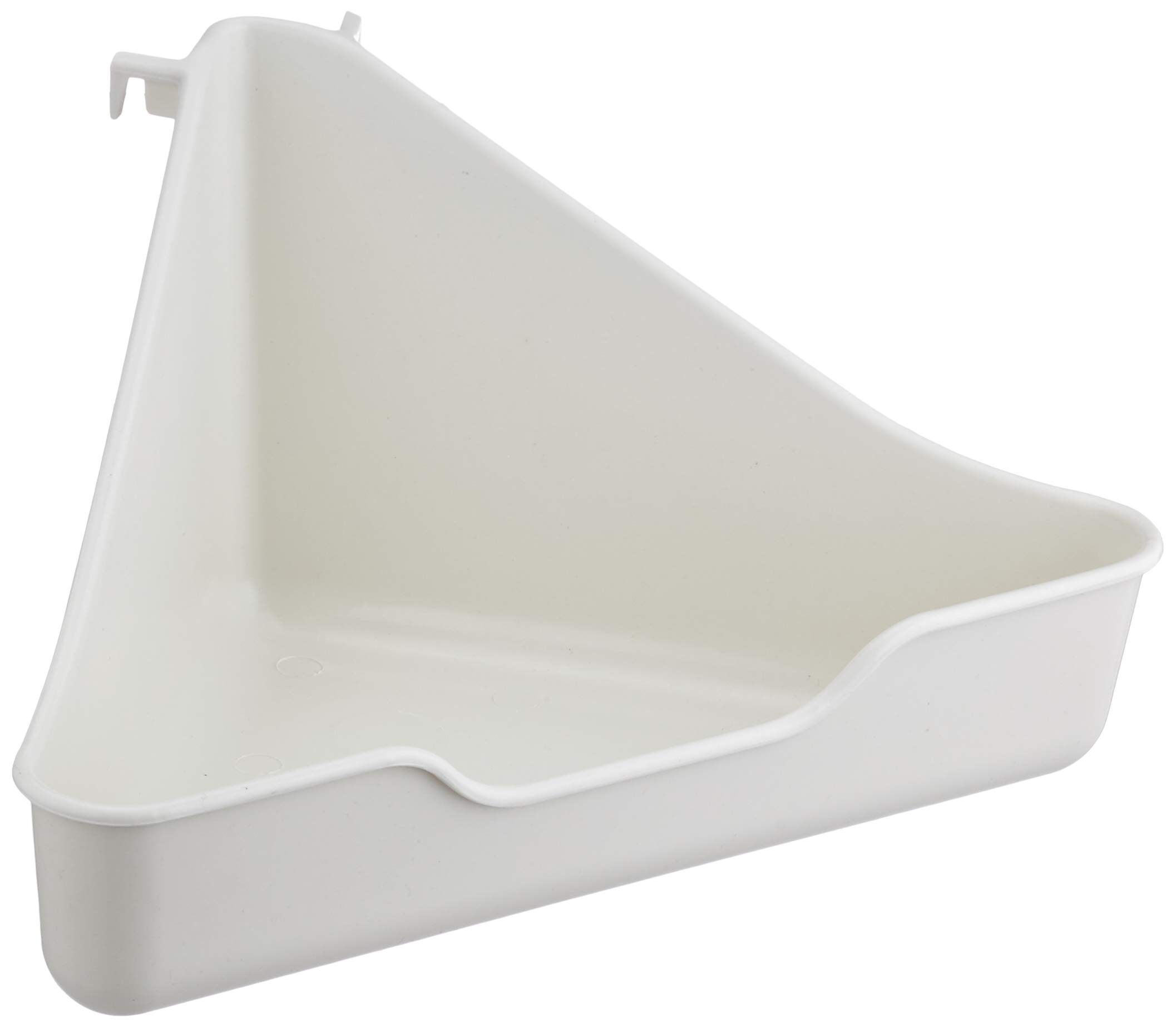 Little Friends Corner Litter Tray for Small Animals, Creamy White