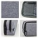 Simple Large Pencil Pouch Big Cosmetic Pouch Bag Pen Bag,Stationery Pouch,Multi-Colored Pencil case,Large Capacity Zipper Pencil Bag (Dark Gray)
