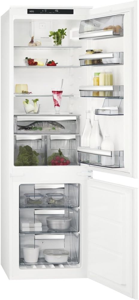 Aeg Scs8181ets Frost Free Integrated Fridge Freezer Amazon Co Uk