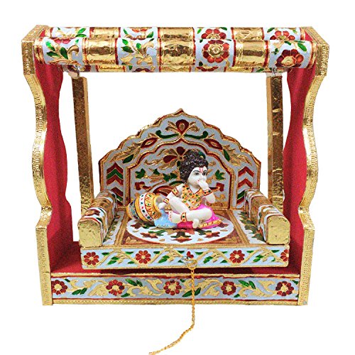 Buy Krishna Jhula, Beautiful Swing with Laddu Gopal Statue, Jhula for