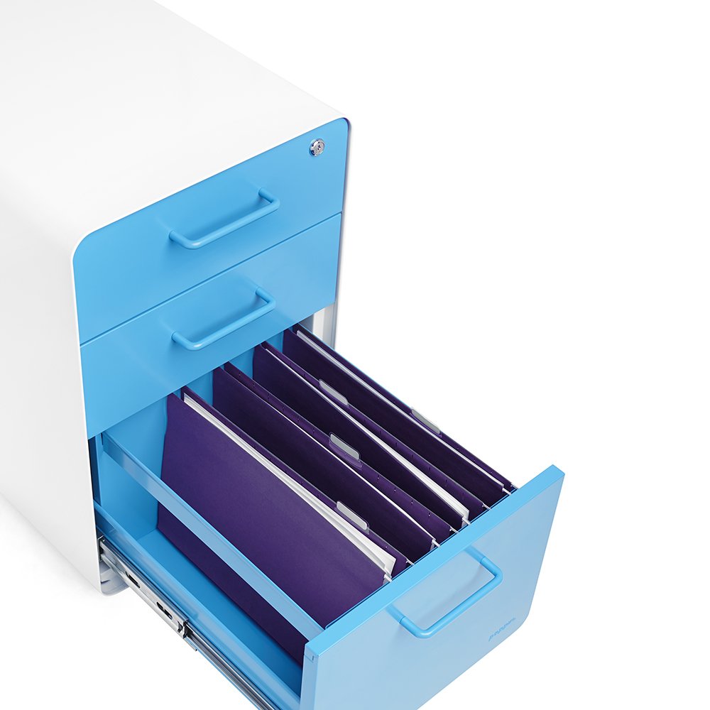 Legal Letter Available In 10 Colors White Stow Rolling 3 Drawer File Cabinet Poppin Charcoal Vertical File Cabinets