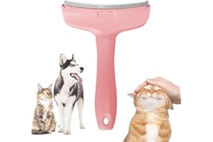 V-Tooth Deshedding Comb for Dog and Cat, Celery Pets Celerypets V-Tooth Deshedding Comb with Ergonomic Handle for Detangling 