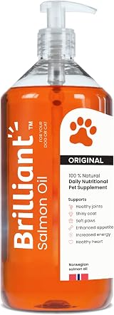 Hofseth Biocare Brilliant Salmon Oil for Pets 1 Litre Pure Omega 3 6 9 view 1