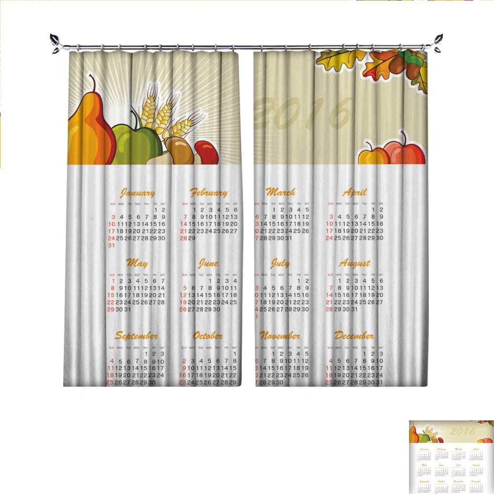 Drapes for Living Room Calendar for Week Starts Sunday W108 x L84
