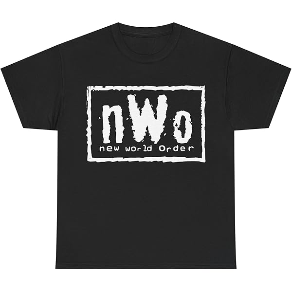 Amazon.com: WWE Men's NWO Logo T-Shirt, Black, Small : Sports