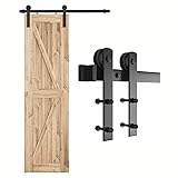 SMARTSTANDARD 4.0ft Barn Door Hardware kit, Barn