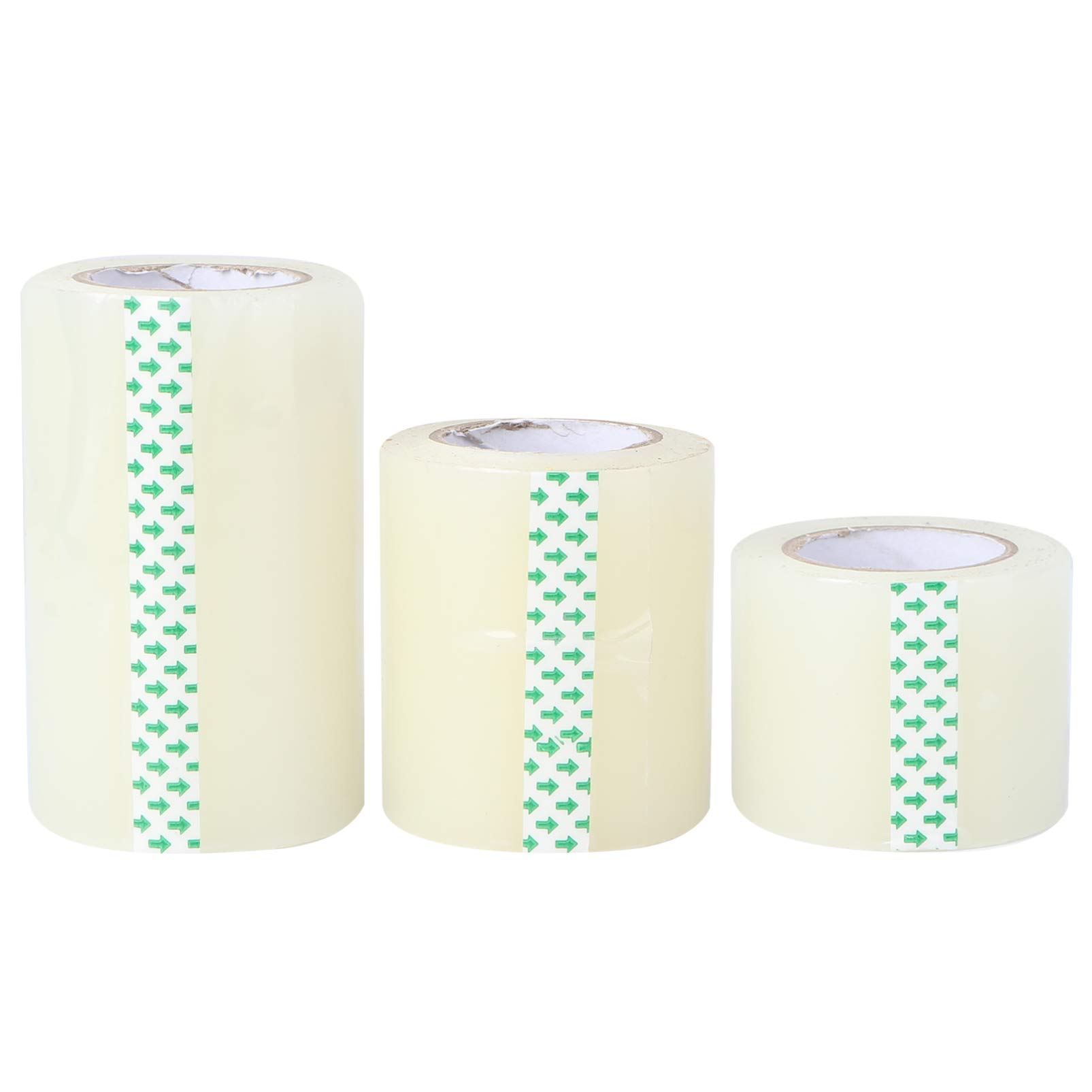 Cabilock 3 Rolls Greenhouse Tape Polyethylene Repair Tape Plastic Poly Permanent Repairing Tape Adhesive Frost Plant Cover (5cmx10m+7cmx10m+10cmx10m, 1 Roll/Each)
