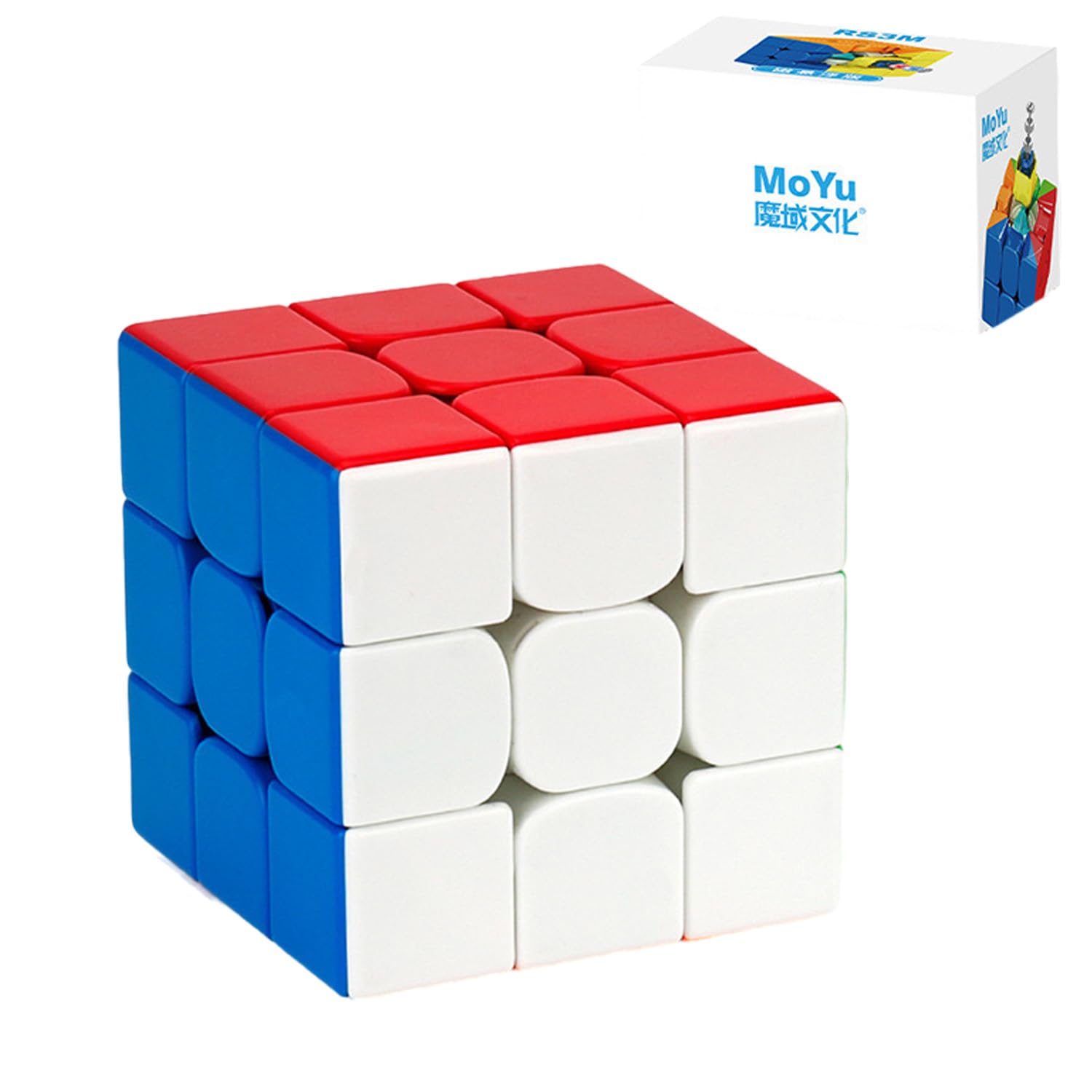 TaoLeLe 3x3 Speed Cube, MOYU RS3M 2021 Maglev Version 3x3 Magic Puzzle Cube Adjustable Elasticity for Smoothly Turning Fast Toys for Magic Cube Enthusiasts