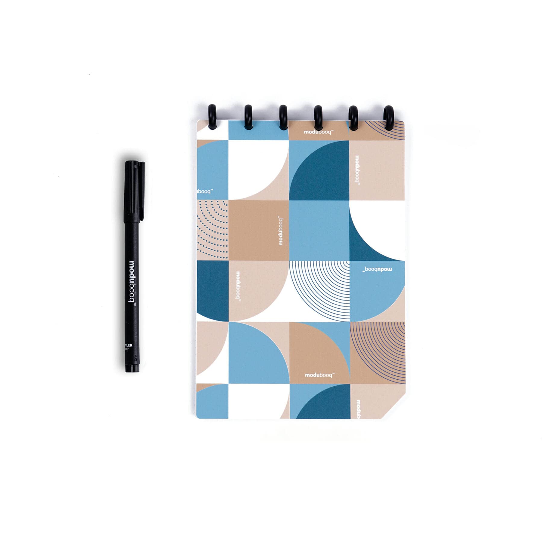 Modubooq Essential A5 - Modular Sustainable Smart Notebook A5 - 32 modular pages with duratech3 technology - Washable and writes like paper