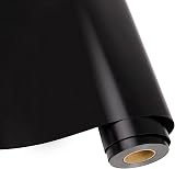 VINYL FROG Permanent Vinyl Roll 12x20FT Matte Black Adhesive