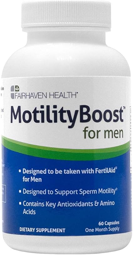 Amazon Com Motilityboost For Men Fertility Supplement Fertilaid Companion Product Antioxidant Specialty Nutrient Support For Sperm Motility With Maca Quercetin L Arginine Mucuna Pruriens 60 Veg Caps Health Personal Care