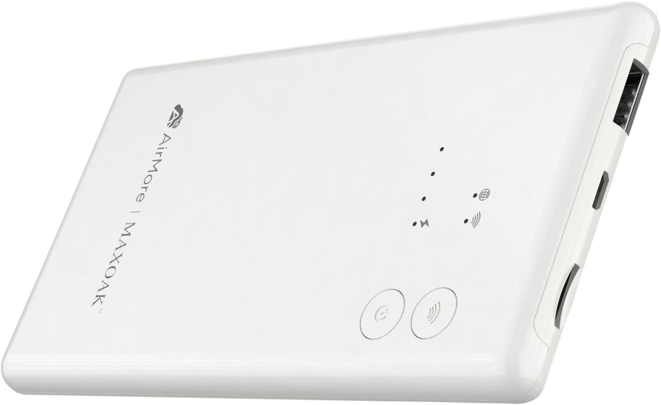 External Power Battery with SD Card Reader USB Portable Hard Drive Companion, Media Streamer 6500mAh