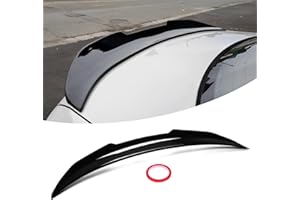KHK E90 Rear Spoiler, Gloss Black Rear Trunk Spoiler Wings, ABS Material PSM Style Rear Spoiler Wing Lid Fits for 2006-2011 BMW E90 3-Series 4 Door Sedan & 2008-2011 for BMW M3 Sedan