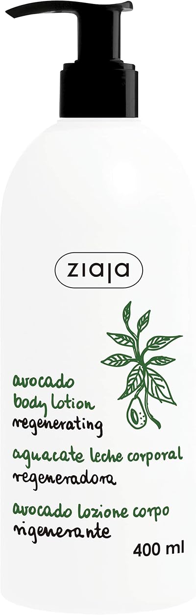 Ziaja Avocado Oil Regenerating Body Lotion 400ml Dry Skin Nourishing
