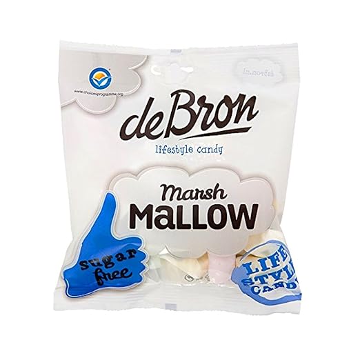 deBron marshmallows sugarfree 75g