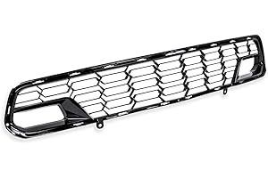 EXTREME ONLINE STORE Replacement For 2014-2019 Chevrolet Corvette C7 ALL Models With NO Front Camera | EOS Factory Z06 Style PAINTED CARBON FLASH METALLIC Front Bumper Lower Grille Cover